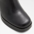 SERAPHICA DARK BROWN LEATHER BLACK