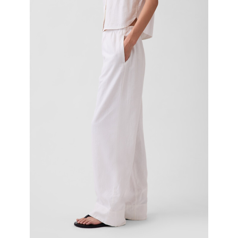 LINEN DRAWSTRING WL PANT NEW OFF WHITE V2