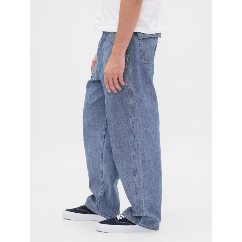 BAGGY CHAMBRAY MED SLOAN MEDIUM WASH
