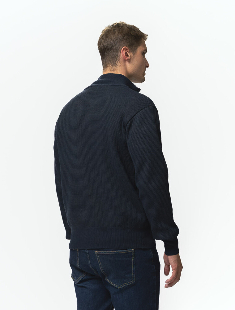Sweater 1/2 Cierre PALERMO Marino