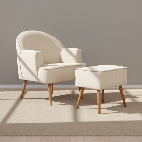 BUTACA TELA NATURAL-BEIGE AGATA BEIGE