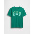 V-FRCH SS LOGO FILLED ARCH TEE GREEN SHADE 183