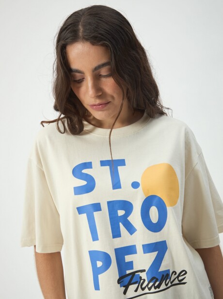 REMERA SAINT TROPEZ CRUDO