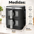 Freidora De Aire Akane Doble Canasto 11 L 2800 W A.850006 FREIDORA SIN ACEITE AKANE A.850006