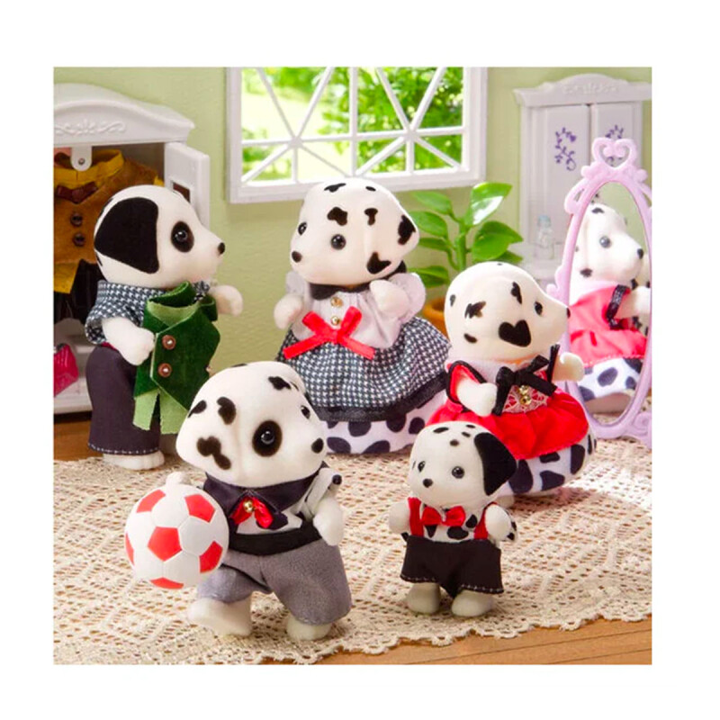 Familia Perros Dálmata Sylvanian Families Familia Perros Dálmata Sylvanian Families