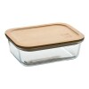 Tupper - Vidrio y madera - 1 Litro Tupper - Vidrio y madera - 1 Litro