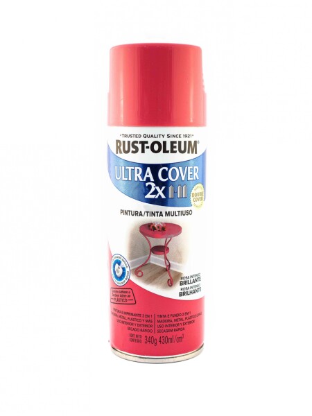 AEROSOL ULTRA COVER 2X ROSA INTENSO BRILLANTE- 340 GR. N/A