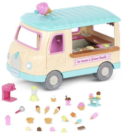 Set de espacios divertidos: Furgoneta de Helados Scoops