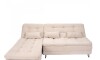Sillón Cama con Chaise Izquierdo y derecho - Nice Beige Steel