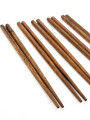 PALOS CHINOS MADERA 5 PARES MARRON (V)