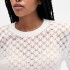 LS BROOKLYN POINTELLE TOP NEW OFF WHITE