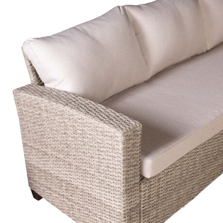 SET DE COMEDOR EXTERIOR RATTAN-SINTETICO NATURAL-BEIGE HAWAI