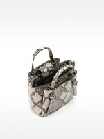 Bolso Tote Grabado Animal crudo