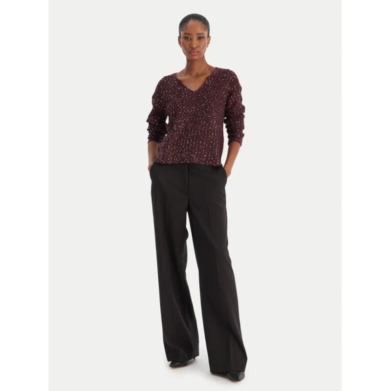 VMLEILANI NEW LS V-NECK PULLOVER REP Winetasting