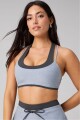 Bra Heatherflex Principal Low Impact Bra Mujer Raincloud Heather/Midnight
