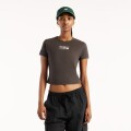 Remera New Balance de Dama - Trackside - WT62O4MBBLK DARK GREY