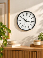 RELOJ DE PARED NEGRO.