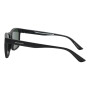 Lentes De Sol One Piece Bossa Nova De Policarbonato Verde/Negro