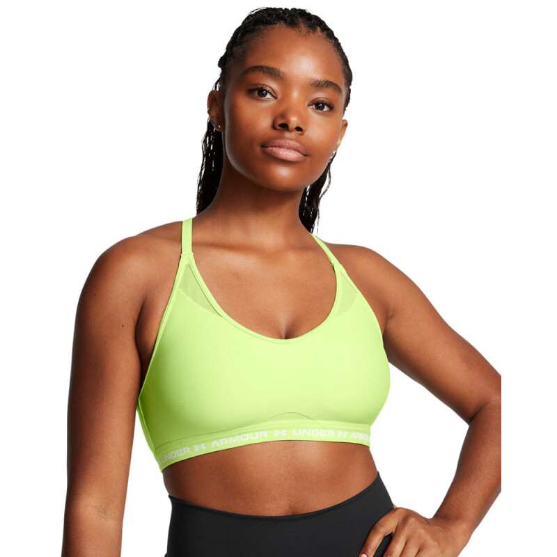 UA Crossback Low Bra-GRN GRN-304