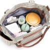 Bolso maternal striped con accesorios Bolso maternal striped con accesorios