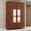 Ropero 8 Ptas 2 Caj c/Espejo Finestra Bronce Madera Maciza Ropero 8 Ptas 2 Caj c/Espejo Finestra Bronce Madera Maciza
