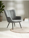 Sillón ULDUM gris/negro Sillón ULDUM gris/negro