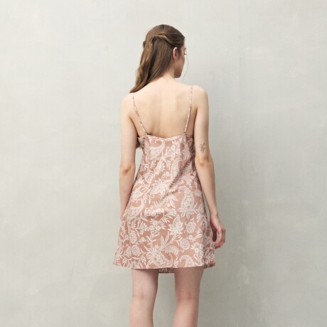 CAMISON MAGNOLIA PRINTED Tostado