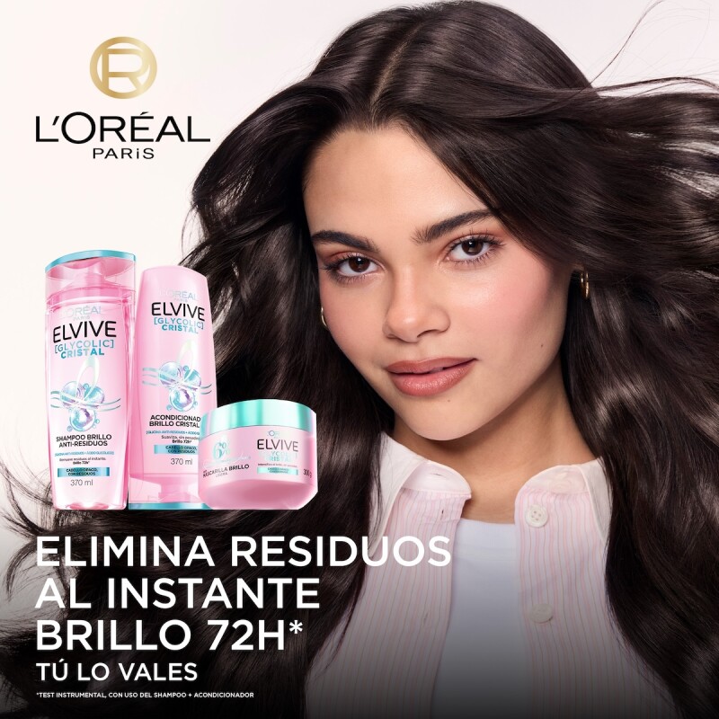 Shampoo L'oreal Paris Elvive Glycolic Cristal 680 Ml. Shampoo L'oreal Paris Elvive Glycolic Cristal 680 Ml.