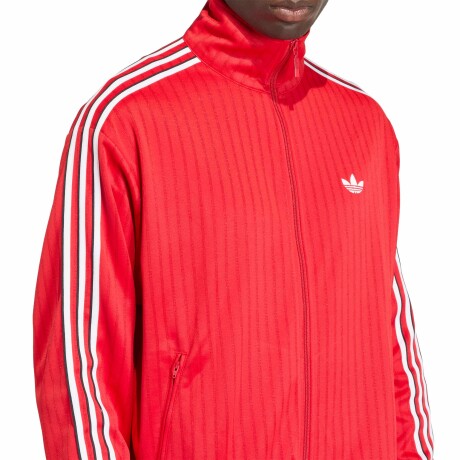 Campera adidas Firebird Loose Printstripes Red