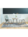 Mesa auxiliar NYBO Ø55 color roble/negro Mesa auxiliar NYBO Ø55 color roble/negro