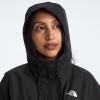 Campera impermeable antora hoodie mujer Tnf Black-npf