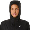 Casacas Running Asics Silver Jacket Mujer Performance Black