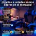 Silla Gamer Ergonomica Escritorio Reclinable Soporta 200kg Imback Negro con Azul Silla Gamer Ergonomica Escritorio Reclinable Soporta 200kg Imback Negro con Azul