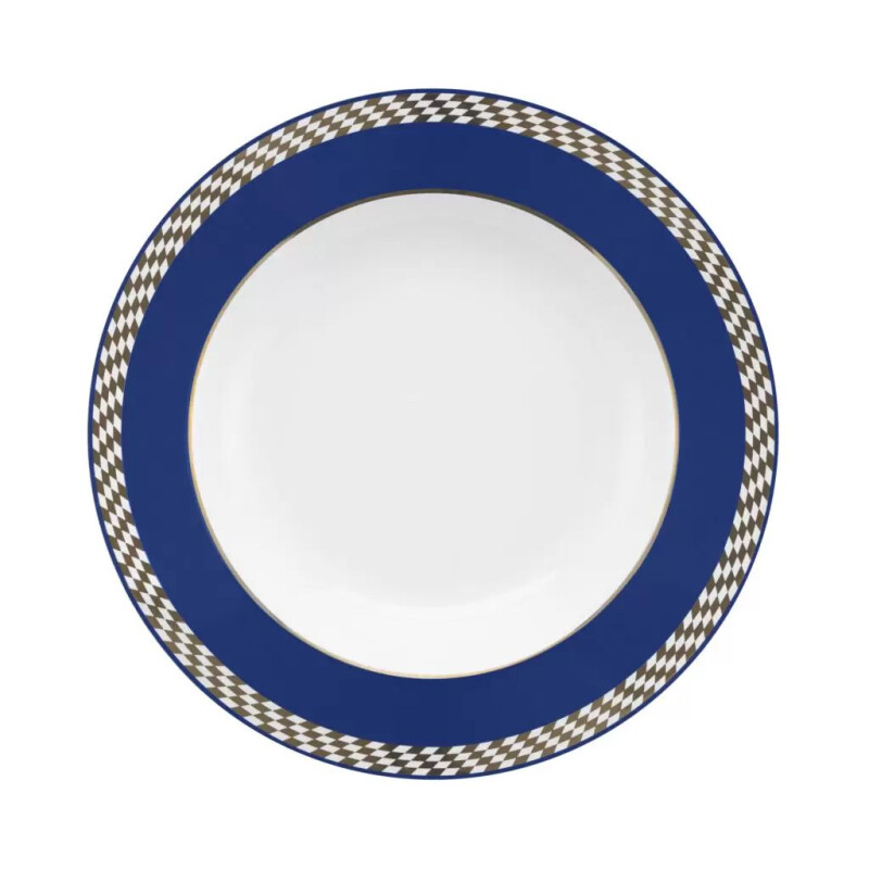 Plato Hondo en Porcelana Oxford 6 Piezas Op Art Plato Hondo en Porcelana Oxford 6 Piezas Op Art