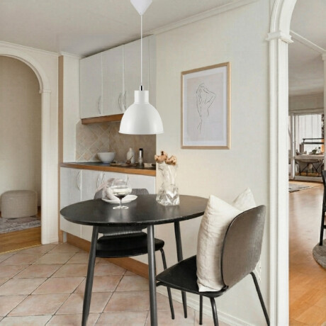 ARTEFACTO COLGANTE DECORATIVO ALPHA Lámpara Colgante Alpha Blanca