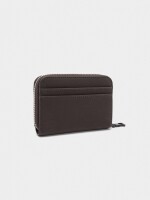 Cartera Lisa Con Textura Suave Xs marron