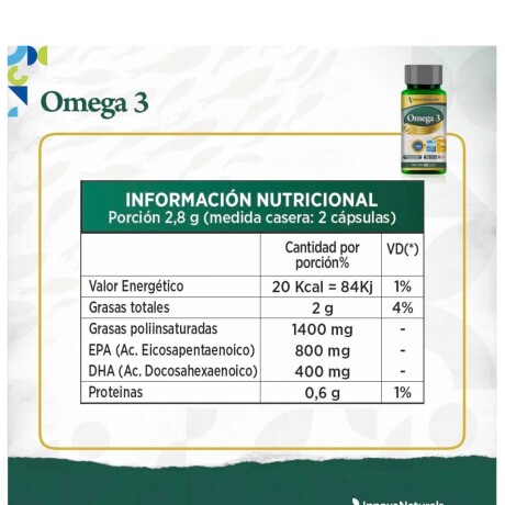 Omega 3 IFOS 1200mg 800 EPA + 400 DHA Innovanaturals Omega 3 IFOS 1200mg 800 EPA + 400 DHA Innovanaturals