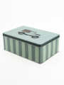 LATA RECTANGULAR ESTAMPADA VERDE (V)