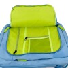 Mochila Trendy Travel 45x30x27 Cm Para Viaje Con Sujetador De Valija Equipaje Celeste