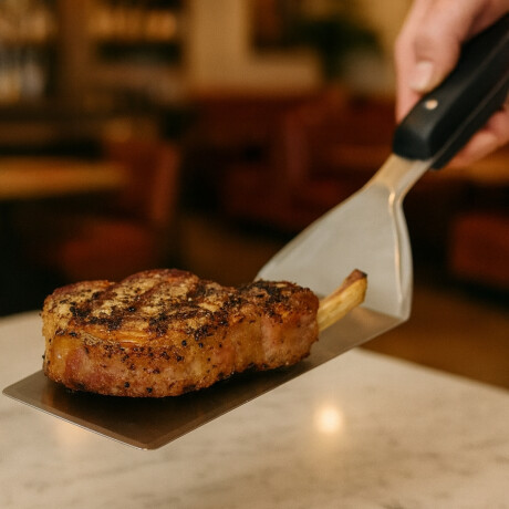 Espatula de Servir Acodada de Acero Inoxidable Blanco 13 x 7 cm Espatula de Servir Acodada de Acero Inoxidable Blanco 13 x 7 cm