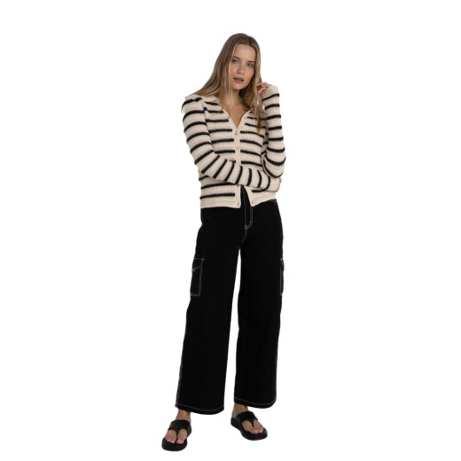 Pantalon Cargo Rhythm Bayside - Negro Pantalon Cargo Rhythm Bayside - Negro