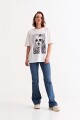 Remera m/c estampada colección Editorial BLANCO Y NEGRO