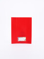 FORRO CUADERNO PVC ROJO