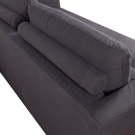 SOFÁ 3 CUERPOS TELA GRIS NUNU GRIS OSC