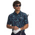 UA Matchplay Printed Polo-PNK BLU-411