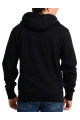 Campera O'Neill Full Zip Leather Patch Negro