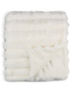 Manta throw FJELLPRYD 130x170 pelo blanco Manta throw FJELLPRYD 130x170 pelo blanco