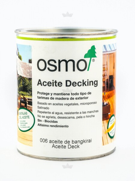 OSMO 016 ACEITE DECKING BANGKIRAI OSCURO 0.75 LT. N/A