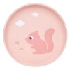 Plato con ventosa BUBA cloudy rosa