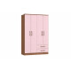 Ropero Armario de 4 Puertas TOKIO BLUSH